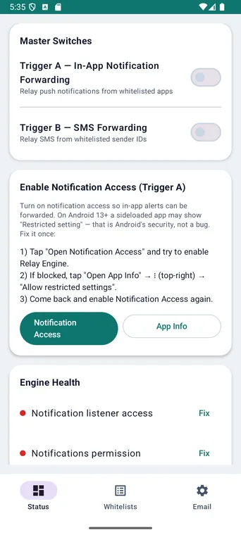 Axon Relay — product screenshot